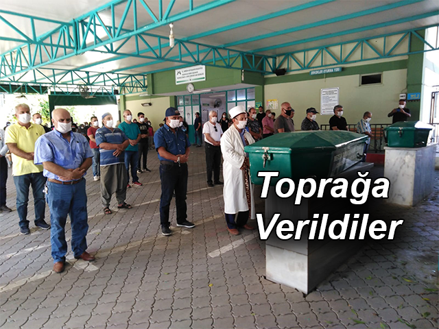  Vali yardımcısının öldürdüğü anne ve kardeşi toprağa verildi