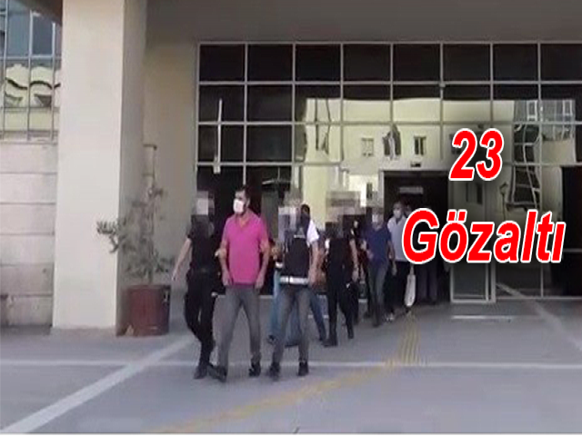 Hatay'da Eş Zamanlı Akaryakıt Kaçakçılığı Operasyonunda 23 Gözaltı