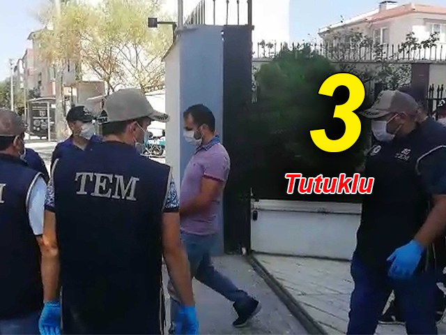 Hatay'da Eş Zamanlı FETÖ Operasyonunda 3 Tutuklama