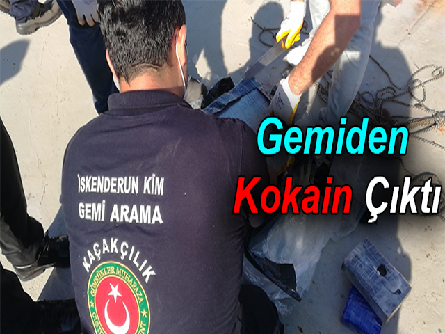 Hatay'da Kömür Yüklü Gemiden Kokain Çıktı