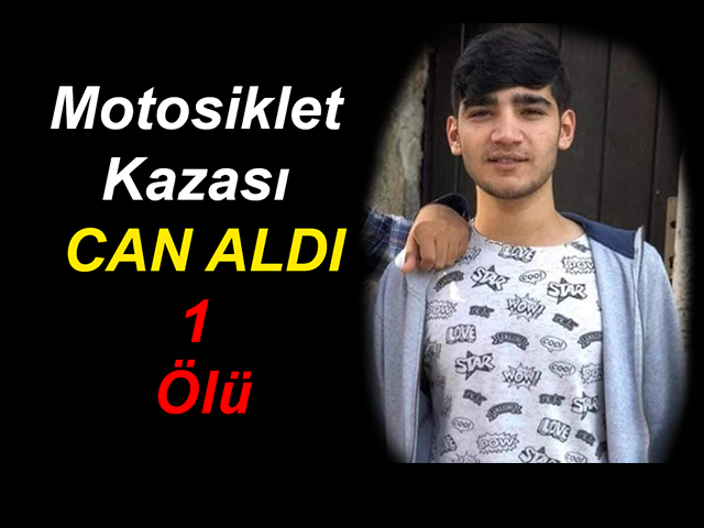 Hatay'da Motosiklet Kazası 1 Ölü