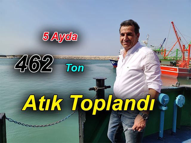 Hatay’daki sahil ve kumsallardan 5 ayda 462 ton atık toplandı
