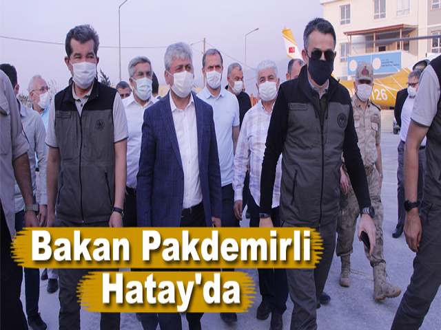 Bakan Pakdemirli Hatay'da