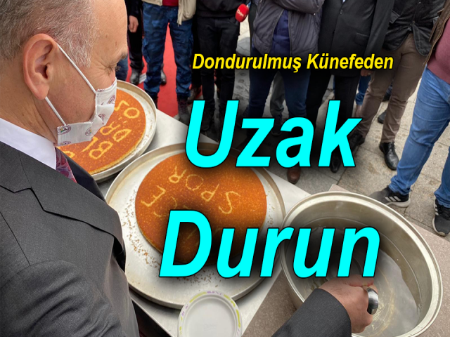 Dondurulmuş künefeden uzak durun