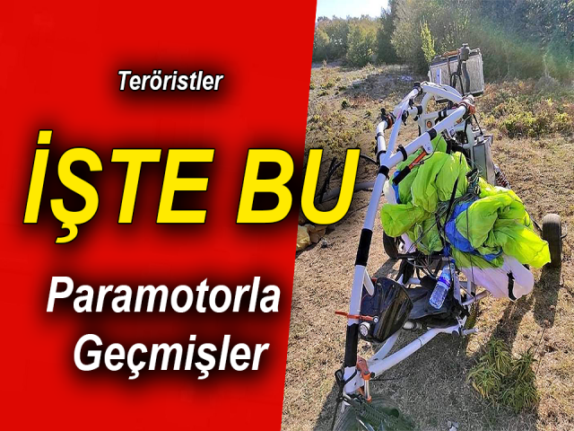 Hatay’a havadan paramotorla geçmişler