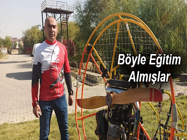Hatay'a Paramotorla Gelen Hainler Böyle Eğitim Almış