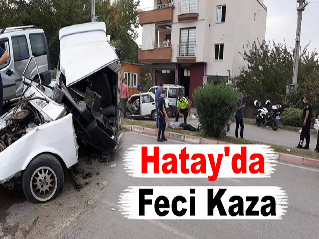 Hatay'da Feci Kaza 6 Yaralı