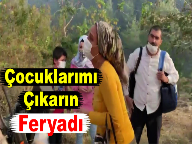 Hatay'daki Yangında Annenin "Çocuklarımı Çıkarın" Feryadı