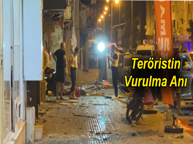  İkinci teröristin vurulma anı ortaya çıktı