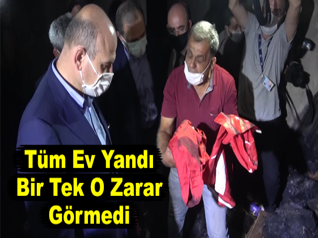 Tüm Ev Yandı Bir Tek O Zarar Görmedi