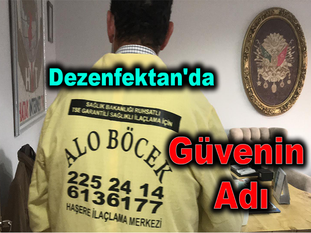 Hatay Alo Böcek Dezenfektan'da Güvenin Adı