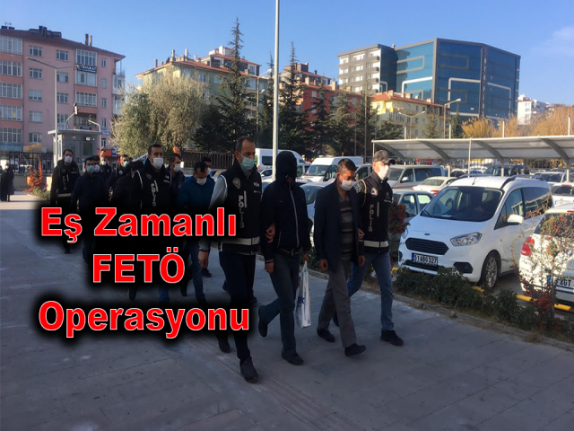 Hatay'da Eş Zamanlı FETÖ Operasyonunda 25 Şüpheliden 9u Adliyeye Sevk Edildi