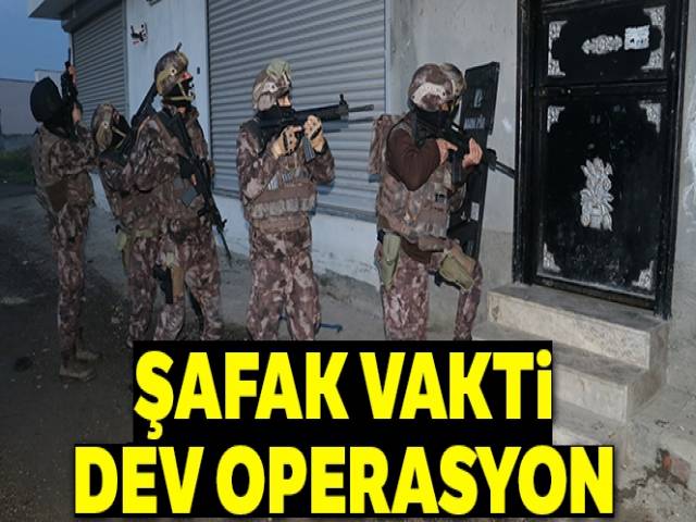 Hatay'da Şafak Operasyonu