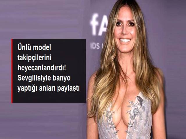 Sevgilisiyle banyo videosunu paylaştı