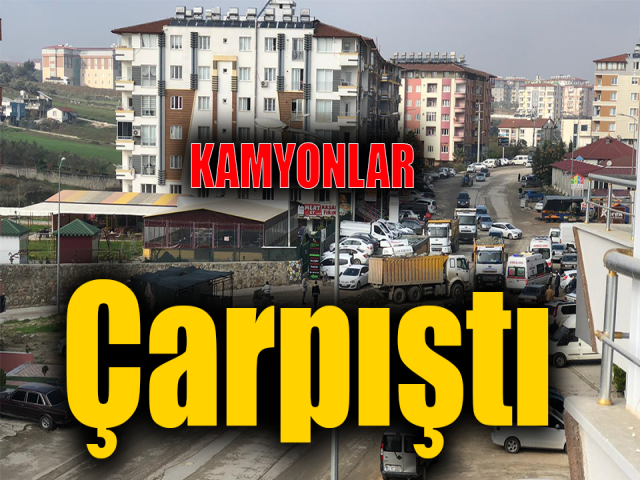 Hatay'da Hafriyat Kamyonları Çarpıştı: 1 Yaralı