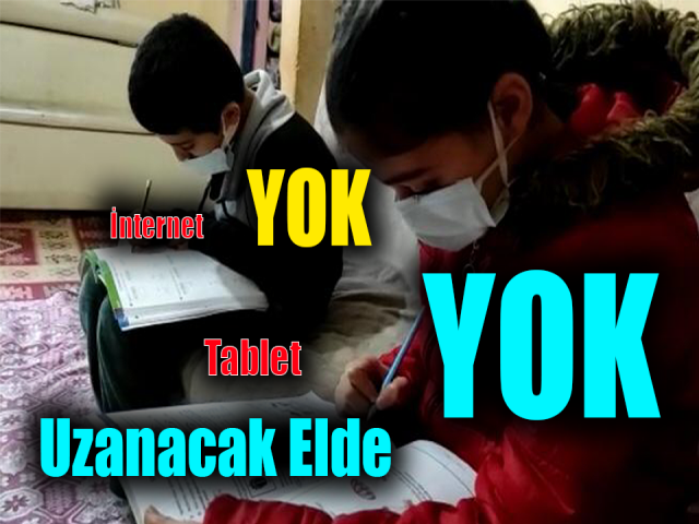 Hatay'da O Evde İnternet Yok Tablet Yok Eğitim Bekleyen Çocuk Var