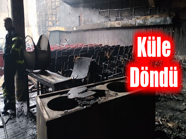 Hatay'da Tarihi Sinema Küle Döndü