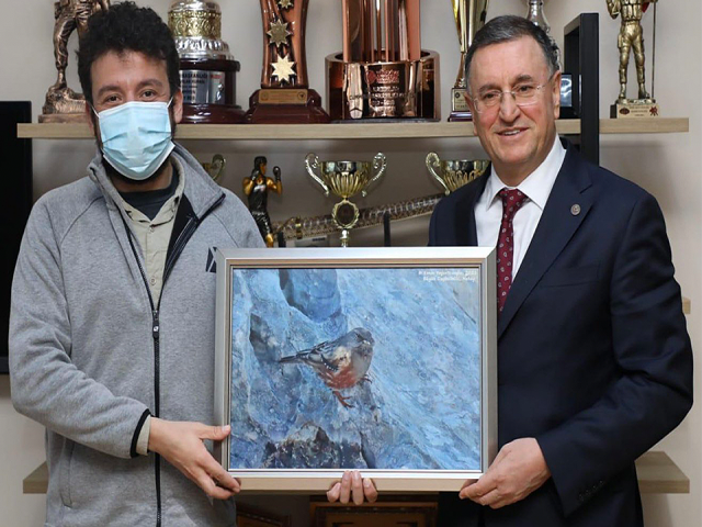 BAŞKAN SAVAŞ TÜRKİYE’NİN KUŞ DEDEKTİFİ İLE BULUŞTU