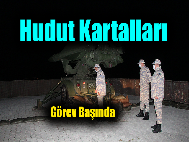 Hudut Kartalları yeni yıla görevleri başında girdi