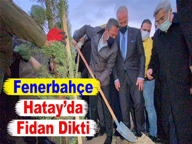 Fenerbahçe Hatay’da Fidan Dikti
