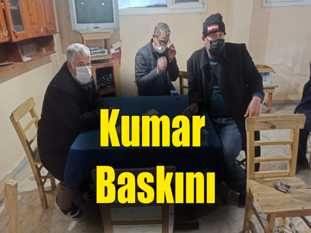 Hatay'da kıraathaneye kumar baskını