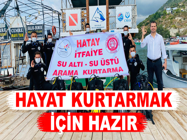 HBB İTFAİYESİ SU ALTINDA DA HAYAT KURTARMAK İÇİN HAZIR
