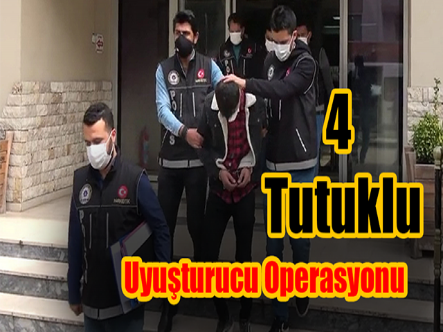 Hatay merkezli uyuşturucu operasyonuna 4 tutuklama