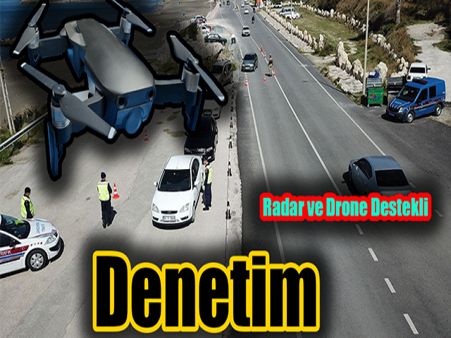 Hatayda  Jandarmadan radar ve drone destekli denetim