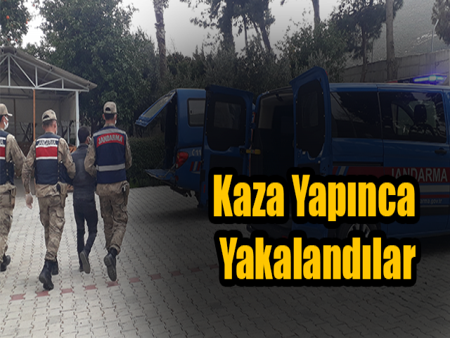 Hatay'da Kaçak Göçmenler Kaza Yapınca Yakalandı