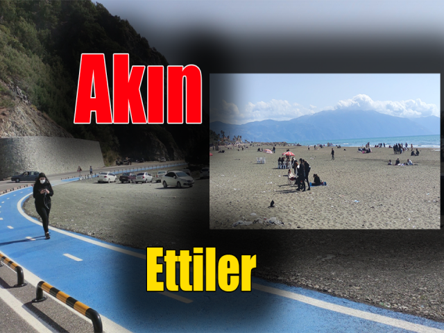 Hatay’da yasaksız ilk pazarda sahillere akın ettiler