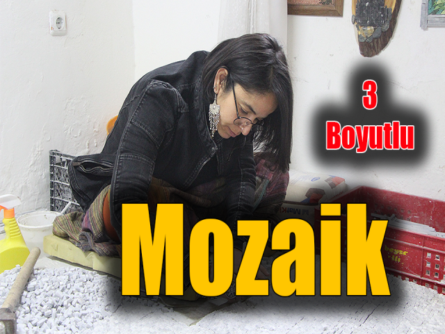 Hataylı sanatçıdan 3 boyutlu mozaik