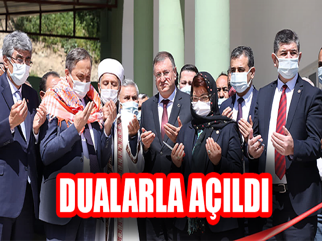 HBB TARAFINDAN YAPIMI TAMAMLANAN CAMİ DUALARLA AÇILDI
