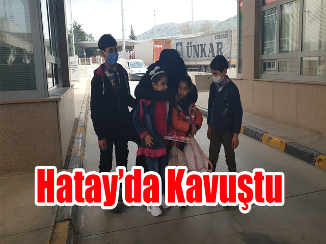 Iraklı anne Suriyedeki çocuklarına Hatayda kavuştu