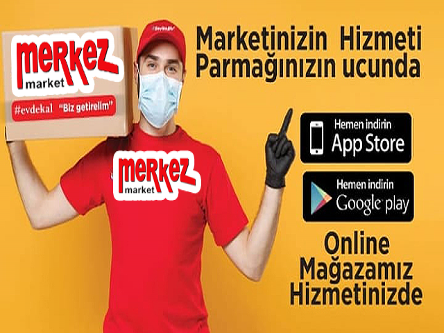 Merkez Sanal Market Hizmetinizde 