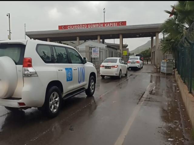 BM 75. Genel Kurul Başkanı Bozkır Cilvegözünden Suriyeye geçti