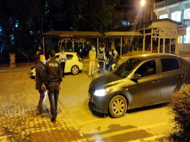 Hatayda Sokağa Çıkma Kısıtlaması Dolayısıyla Denetim Yapıldı