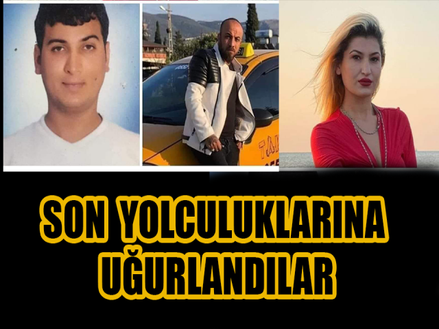 Hataydaki kazada yaşamını yitiren 4 kişiden 3ünün cenazesi defnedildi