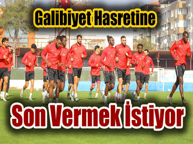 Hatayspor galibiyet hasretine son vermek istiyor