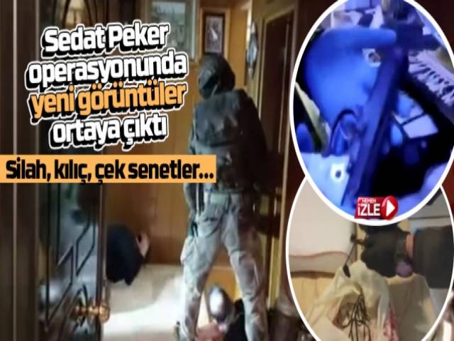 Peker grubu operasyonda yeni görüntüler ortaya çıktı