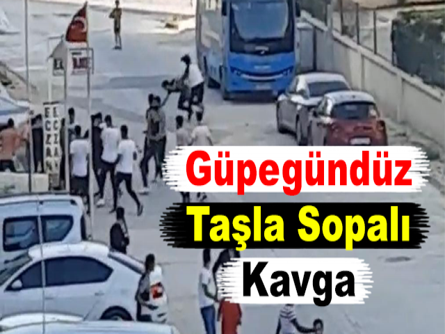 Güpegündüz Taşla Sopalı Kavga