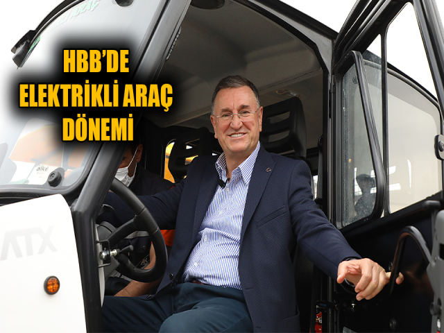 HATAY PARKLARINI ELEKTRİKLİ ARAÇLAR TEMİZLEYECEK