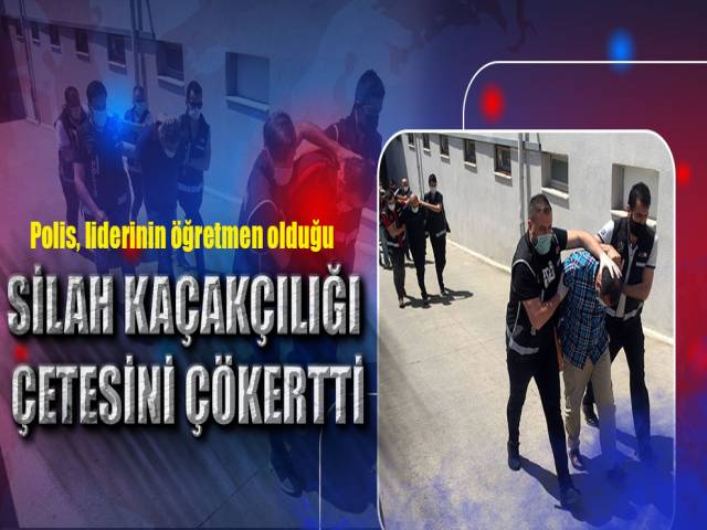 Hatay'da silah kaçakçısı öğretmenin yapılanması çökertildi 