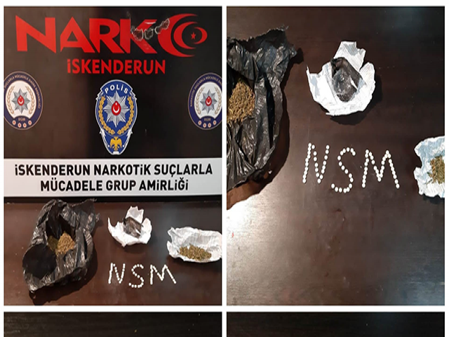 Hatay’da Uyuşturucu Operasyonları