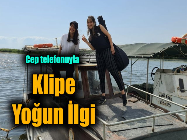 İkizlerin cep telefonuyla çektiği klip yoğun ilgi gördü