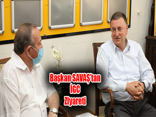 BAŞKAN SAVAŞ İSKENDERUN GAZETECİLER CEMİYETİ’Nİ ZİYARET ETTİ