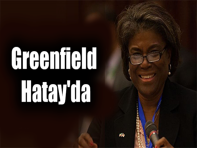 BM Daimi Temsilcisi Linda Thomas Greenfield Hatay'da