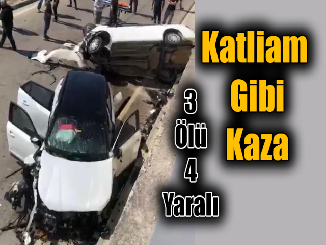 Hatayda Kaza 3 Ölü 4 Yaralı