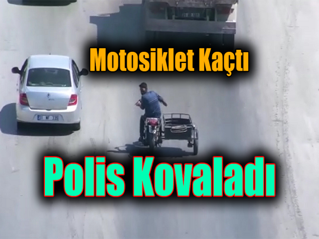 Hatayda Motosiklet Kaçtı Polis Kovaladı