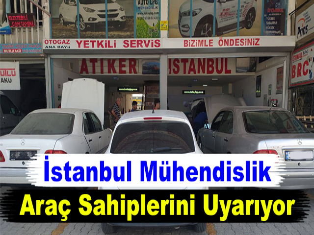 İstanbul Mühendislik Araç Sahiplerini Uyarıyor