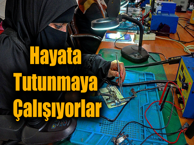 Türkiyede hayata tutunmaya çalışıyorlar